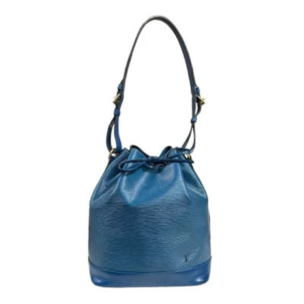 Louis Vuitton Noe Epi Shoulder Bag Leather Blue